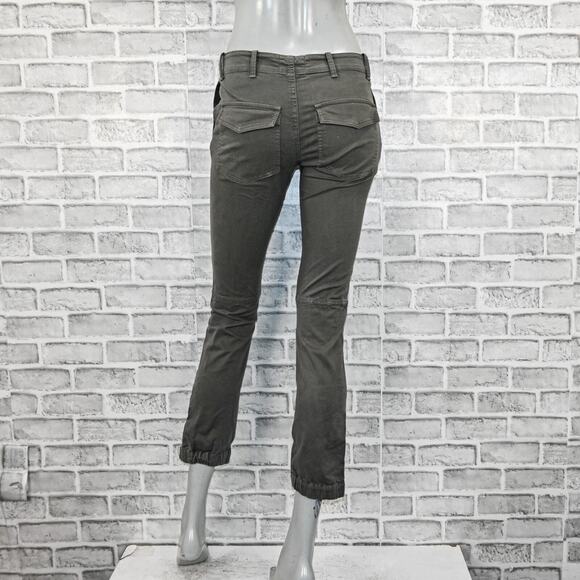 Nili Lotan Women's French Military Pants ankle zip in Grey Size 0 - Picture 3 of 9